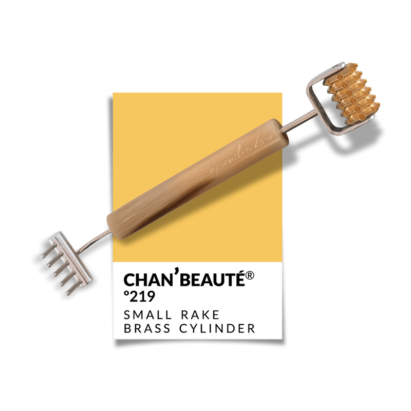 Nº219 - Small Rake w/ Toothed Brass Cylinder